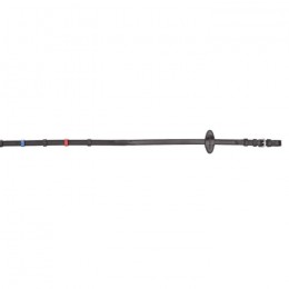 Kavalkade rubberised training reins with colored stop ridges