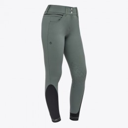 Cavalleria Toscana FW'22 Silicone Print CT Logo Riding Breeches Women