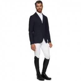 Cavalleria Toscana Lightweight Jersey Zip Riding Jacket Men