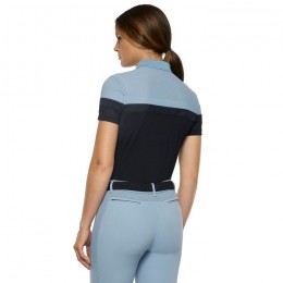 Cavalleria Toscana SS'22 Perforated Jersey S/S Training Polo Women