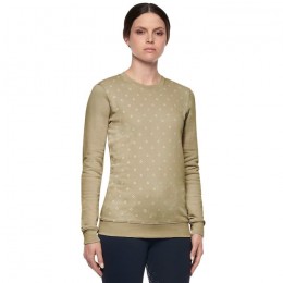 Cavalleria Toscana SS'22 Mini CT Flock Cotton Crew Neck Sweater Women
