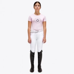 Cavalleria Toscana FW'23 CT Orbit Print Cotton T-Shirt Girls