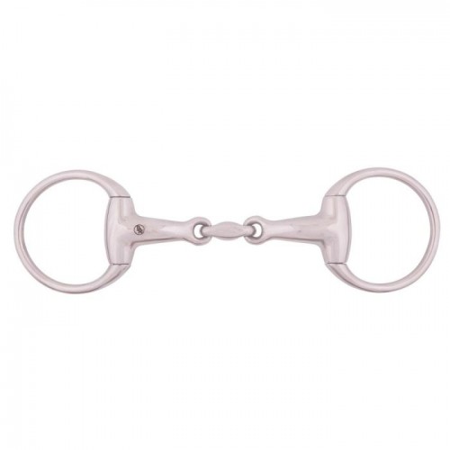 BR Double Jointed Eggbutt Snaffle 18 mm