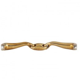 BR Double Jointed Eggbutt Snaffle Slightly Curved Soft Contact 16 mm