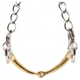 BR Single Jointed Pelham Soft Contact 14mm