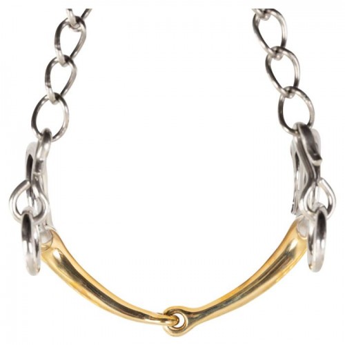 BR Single Jointed Pelham Soft Contact 14mm