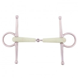 BR Single Jointed Full Cheek Snaffle Apple Mouth 18 mm