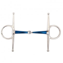 BR Single Jointed Full Cheek Snaffle Sweet Iron 14 mm