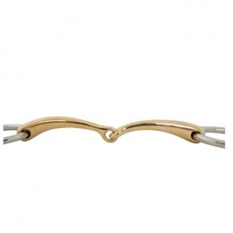 BR Single Jointed Loose Ring Bradoon Soft Contact 10 mm Ø 50 mm