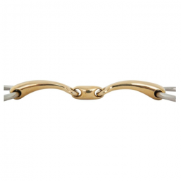 BR Double Jointed Loose Ring Bradoon Soft Contact 10 mm Ø 50 mm