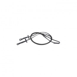 Harry's Horse reins, soft rubber, black