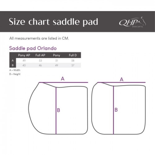 QHP Saddle Pad Orlando