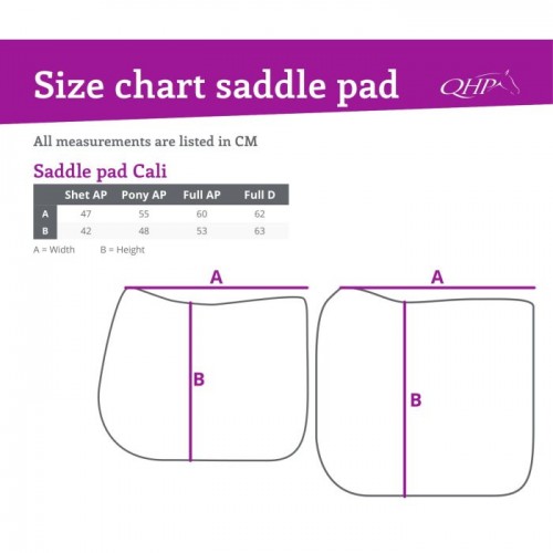 QHP Saddle Pad Cali