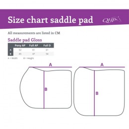 QHP FW'22 Saddle Pad Gloss