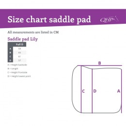 QHP Saddle Pad Lily