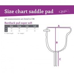 QHP Bareback pad super soft