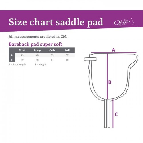 QHP Bareback pad super soft