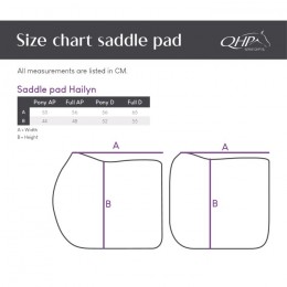 QHP saddle pad Hailyn
