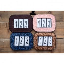 HB Showtime Bridle Numbers Glitter