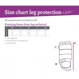 QHP Eventing leg protector front legs Technical