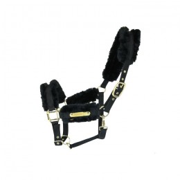 Kentucky nylon sheepskin halter