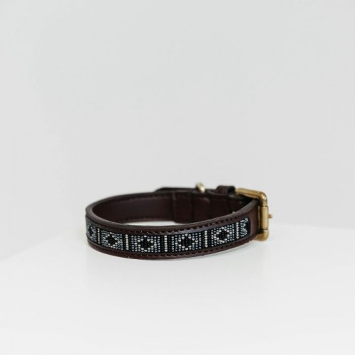 Kentucky Dog Collar Handmade pearls