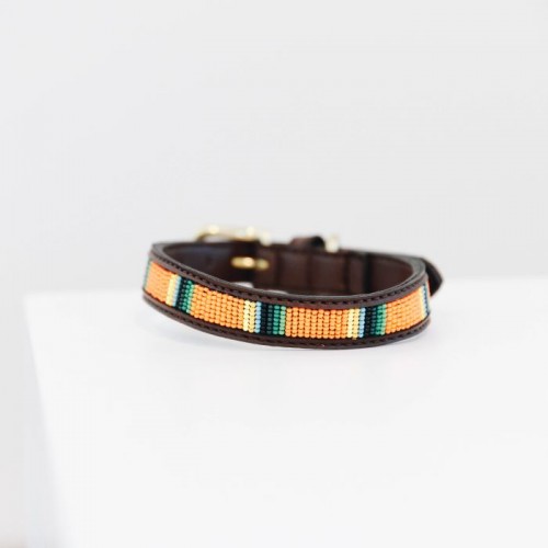 Kentucky Dog Collar Handmade pearls