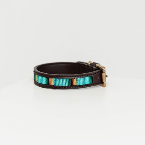 Kentucky Dog Collar Handmade pearls