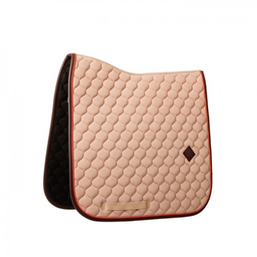 Kentucky Onion Quilt Neon Leather Dressage Saddle Pad