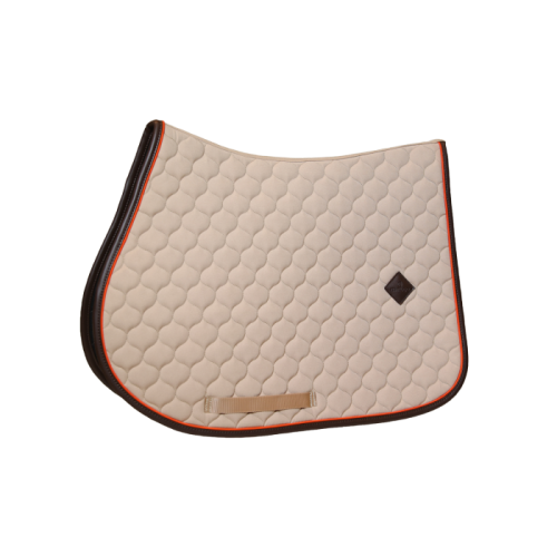 Kentucky Onion Quilt Neon Leather Jumping Saddle Pad