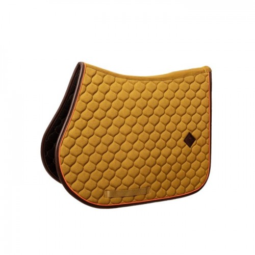 Kentucky Onion Quilt Neon Leather Jumping Saddle Pad