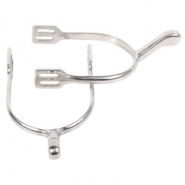 Harry's Horse Swan neck spurs, stainless steel