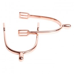 Harry's Horse Spur with knob end, stainless steel, Rosegold