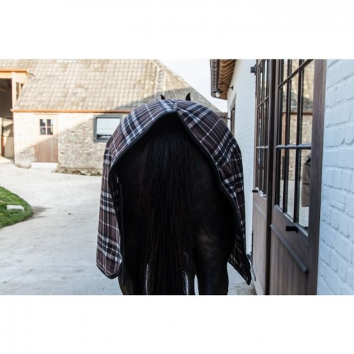 Kentucky Fleece Show Rug Heavy Check Printing Brown