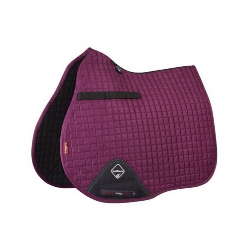 LeMieux Pro-Sport saddle pad plum suede
