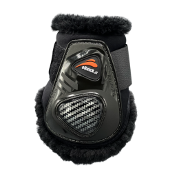 eQuick eCarbon Shock Velcro Fluffy Fetlock Boots
