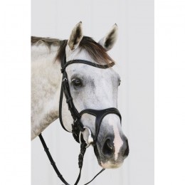 Montar Monarch anatomic snaffle bridle