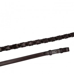 Montar gevlochten teugels