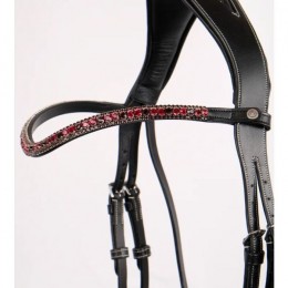 Montar Deluxe browband Burgundy