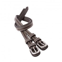 Kavalkade Spur Straps with cream stitching