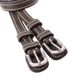 Kavalkade Spur Straps with cream stitching