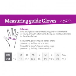 QHP riding gloves Multi