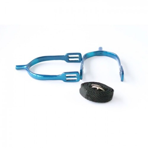 HB Stainless Steel Spurs Set Shine 20mm Straight