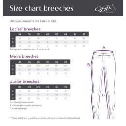 QHP Mens Riding Breeches Fillip leg grip