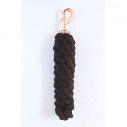 HB Cotton leadrope with rose gold swivel hook