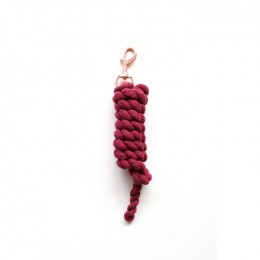 HB Cotton leadrope with rose gold swivel hook