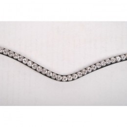 Montar Fair Browband Clear Crystal Curved