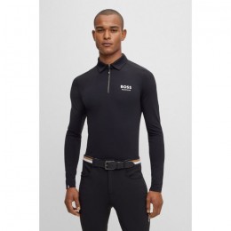 BOSS Equestrian FW'23 Men's Trainingsshirt Elton Signature Stripe