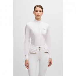 BOSS Equestrian SS25 Competition Shirt Emma Stripes