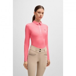 BOSS Equestrian SS25 Trainingsshirt Chess Stripes